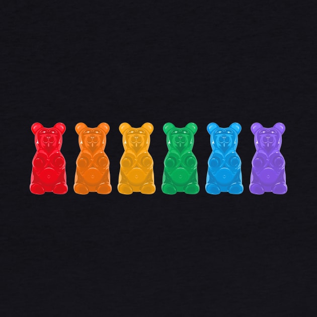 LGBT Gummy Bears - Gay Pride Rainbow by LGBT